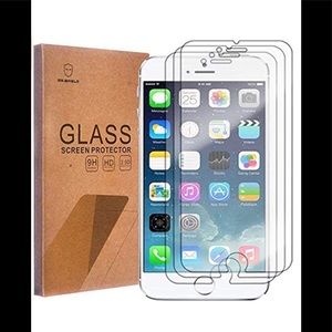 IPHONE GLASS SCREEN PROTECTOR FOR 6/6S/7/8 (3 PACK)